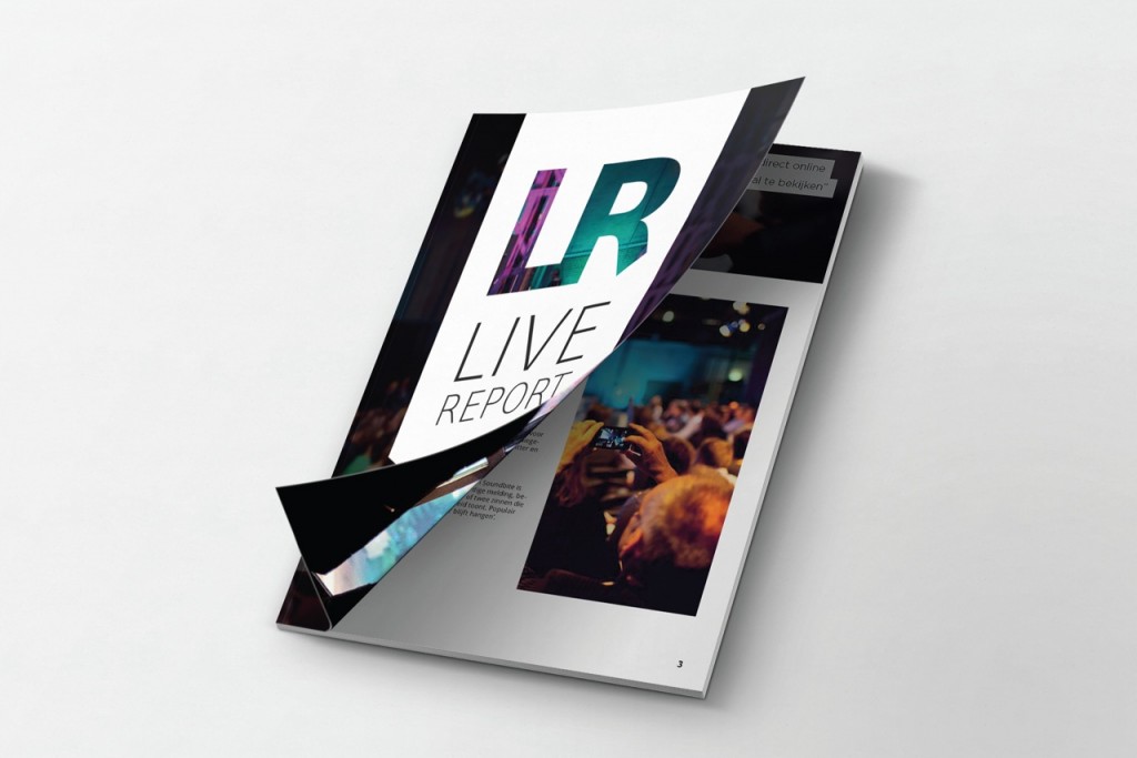 LIVE REPORT mockup